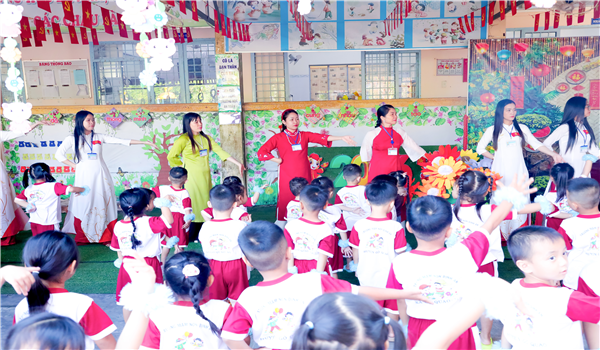 RỘN RÀNG HỘI XUÂN BÍNH NGỌ 2026  TẠI TRƯỜNG MẦM NON ĐỊNH AN