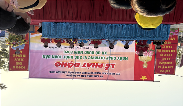 HƯỞNG ỨNG NGÀY CHẠY OLYMPIC VÌ SỨC KHỎE TOÀN DÂN  XÃ GÒ QUAO