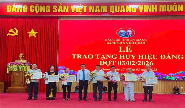 ĐẢNG ỦY XÃ GÒ QUAO TỔ CHỨC  HỌP MẶT ĐẦU XUÂN BÍNH NGỌ 2026 